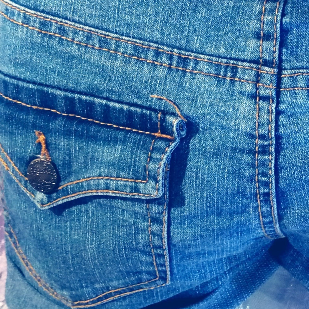 Celebrity Pink Cuffed Denim Shorts